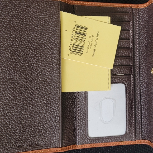 Dooney & Bourke Continental Brown Tmoro Wallet - Picture 2 of 2